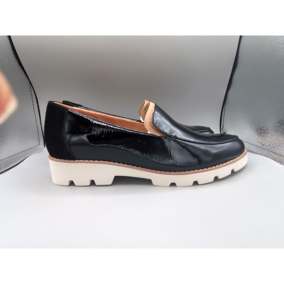 Vionic Shoes - Vionic Kensley Women's SZ 9 Shoes Black Patent Leather Slip On Loafers